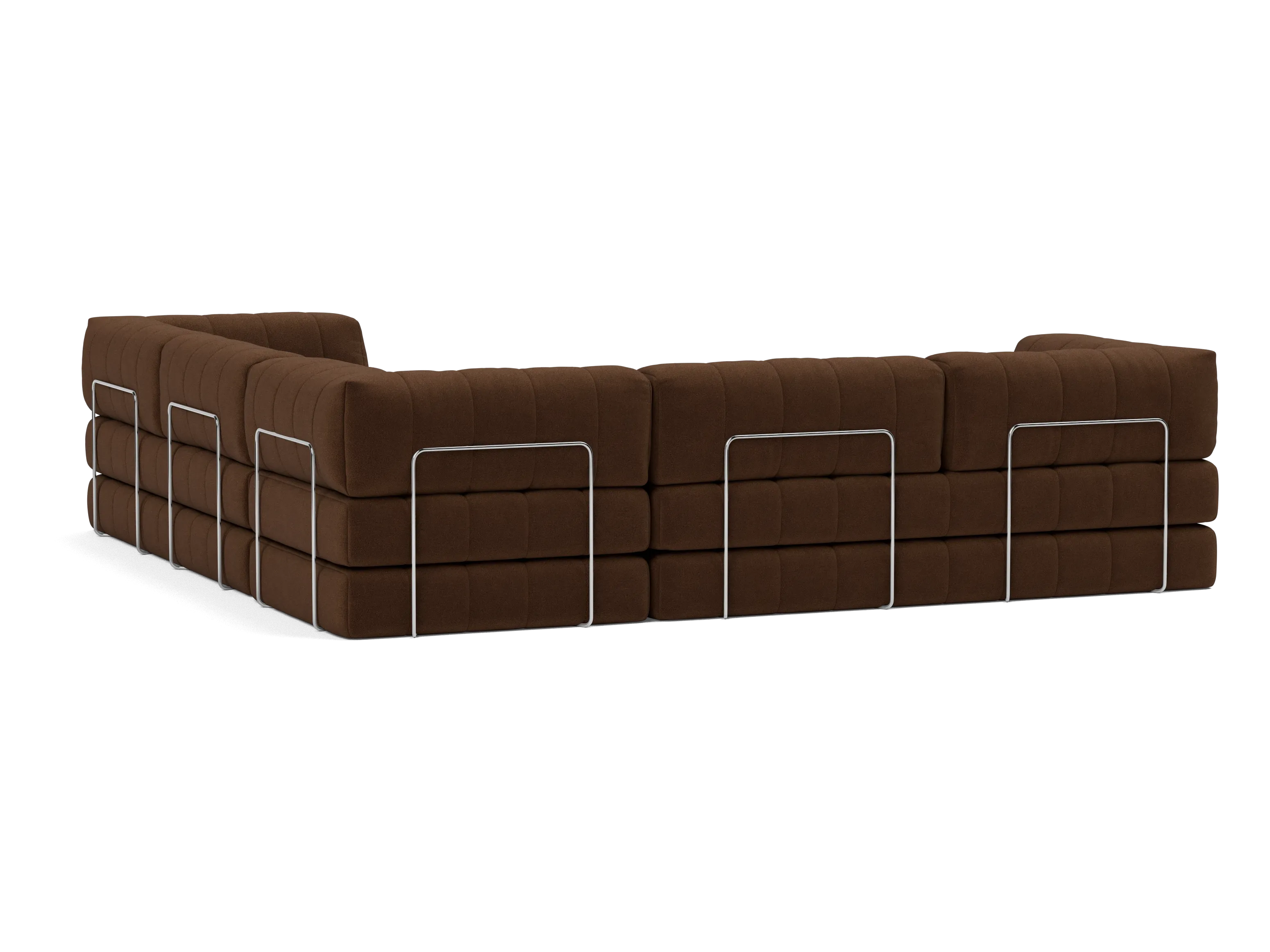 Corner Sectional Sleeper Sofa with Arms