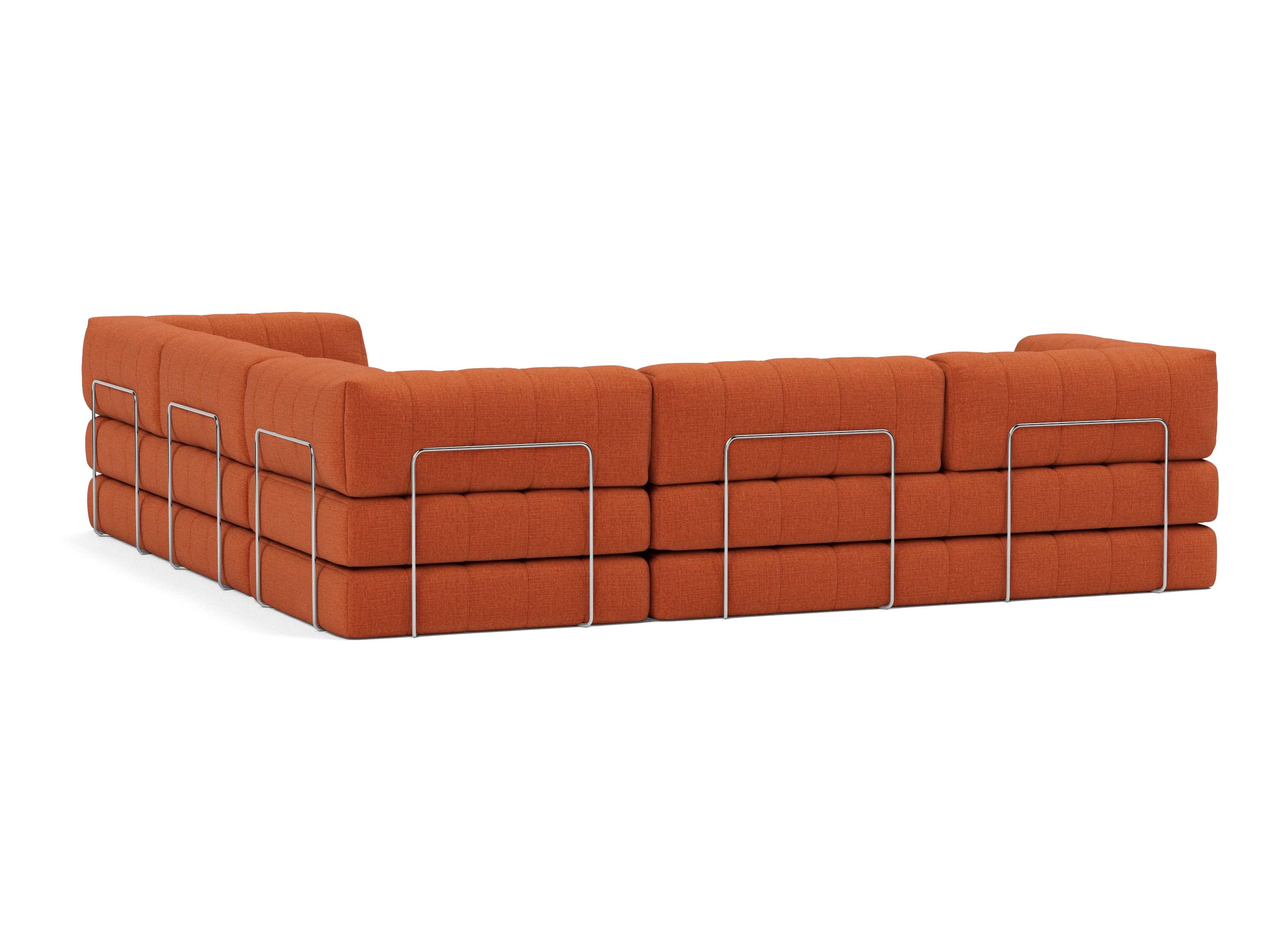 Corner Sectional Sleeper Sofa with Arms