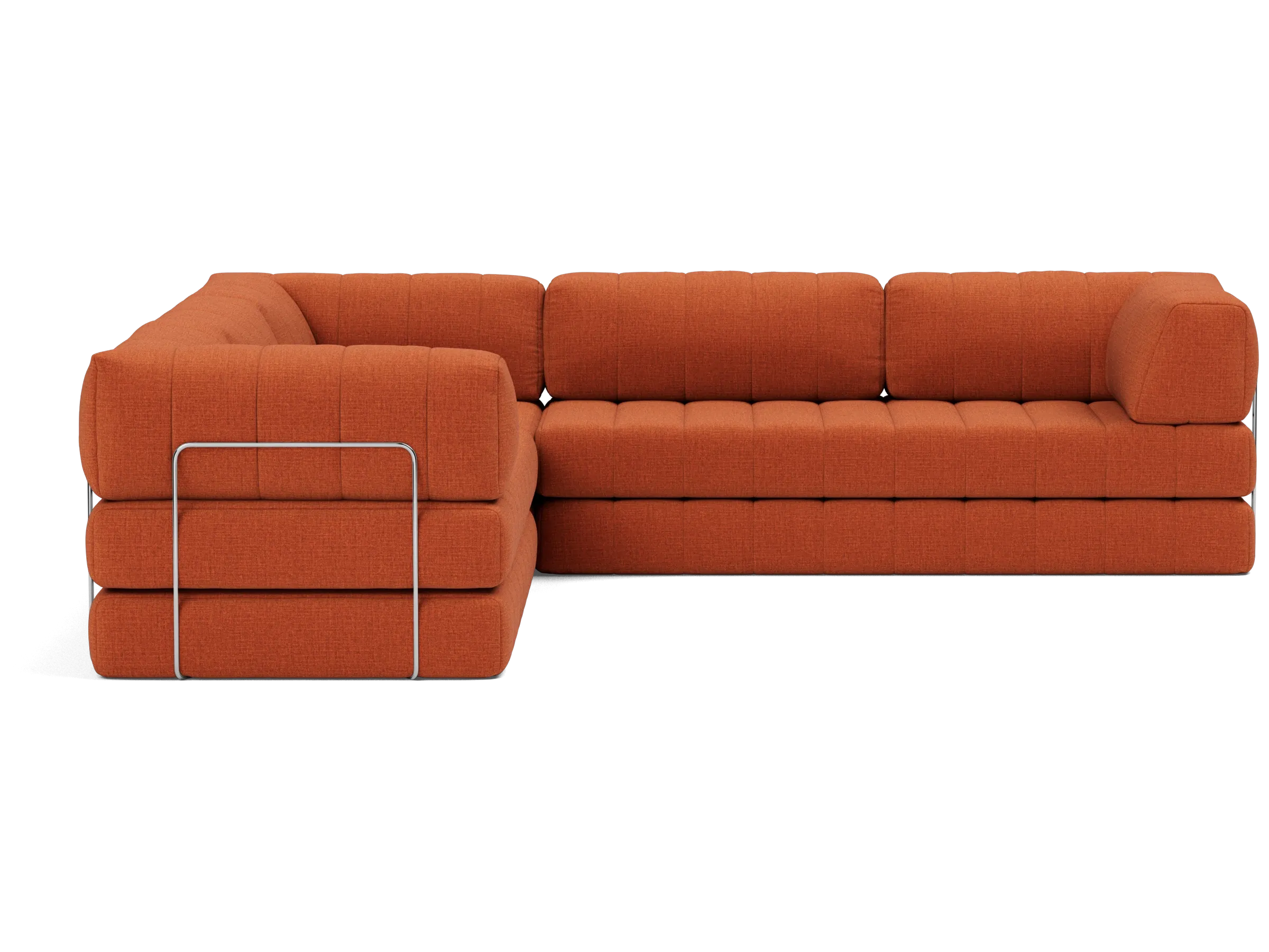 Corner Sectional Sleeper Sofa with Arms