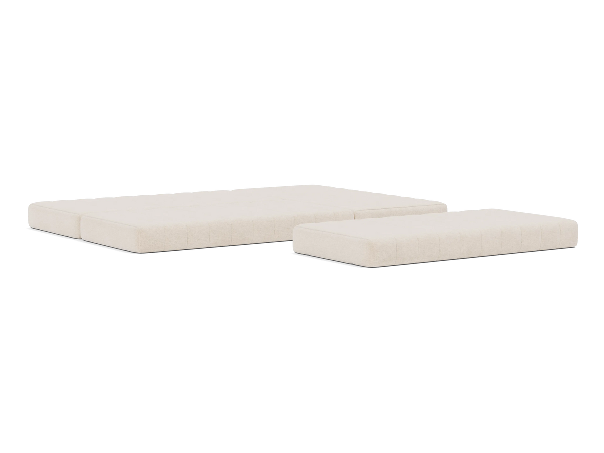 L-Shaped Sectional Sleeper Sofa with Arms