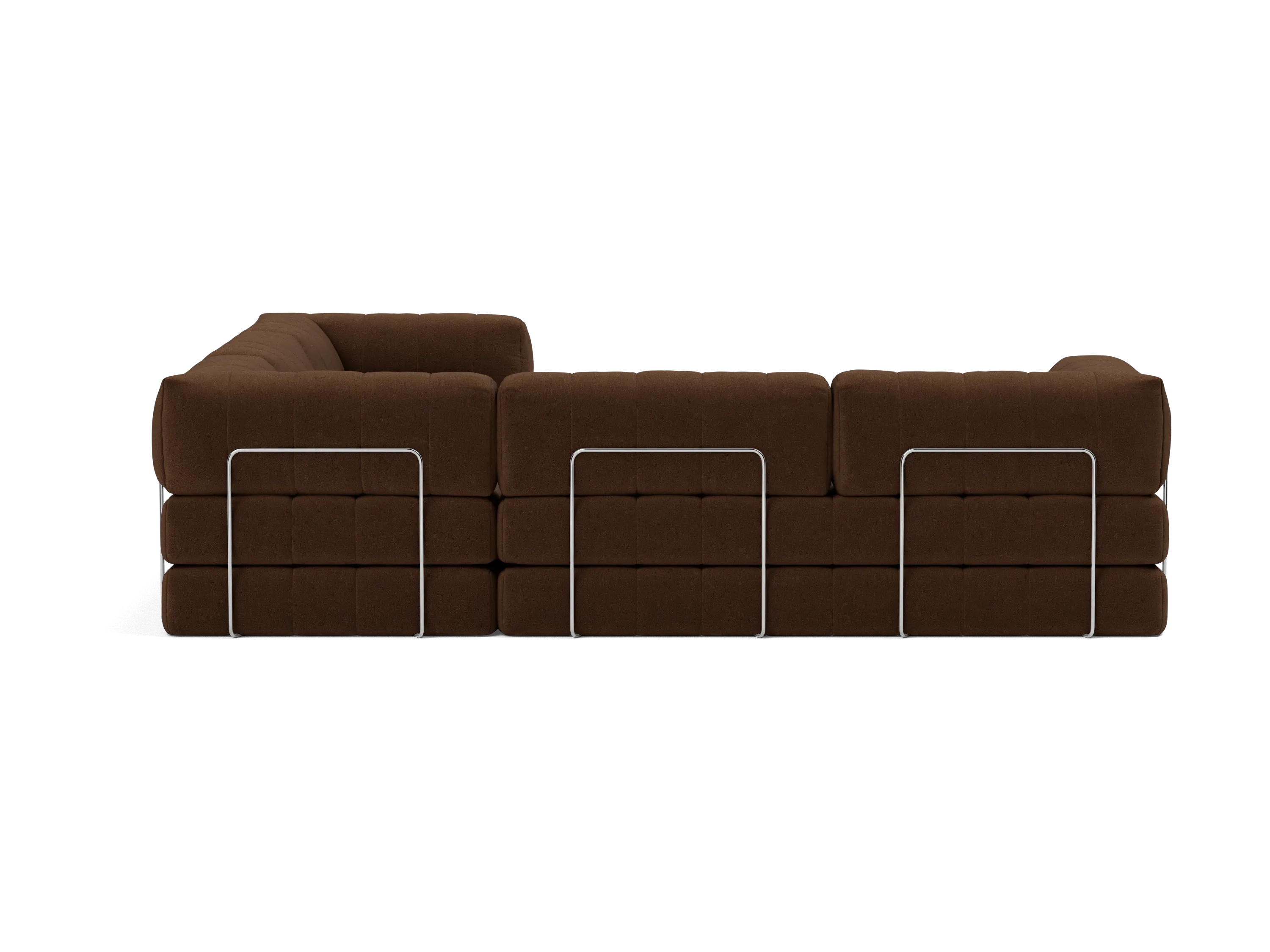 Corner Sectional Sleeper Sofa with Arms