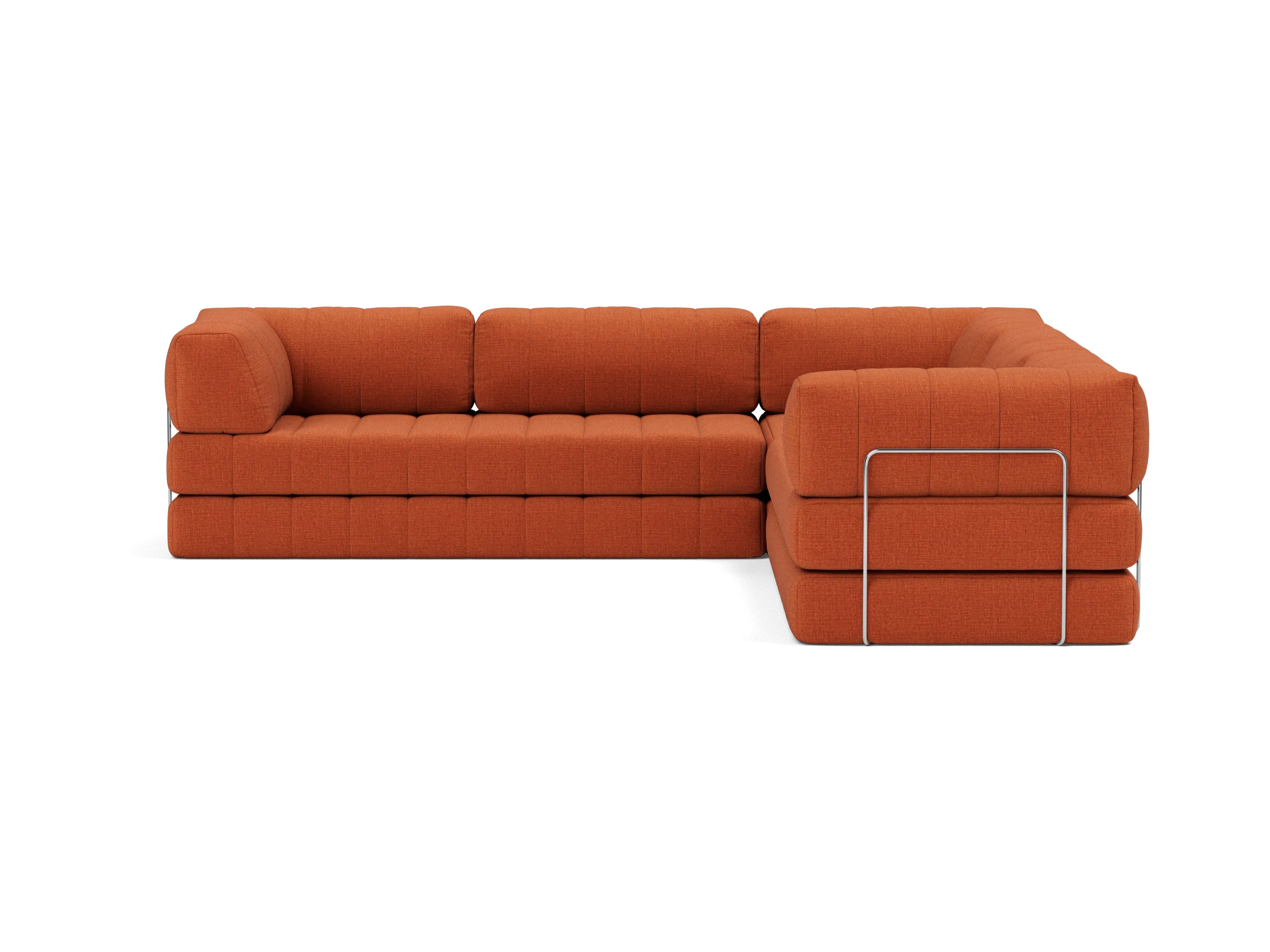 Corner Sectional Sleeper Sofa with Arms
