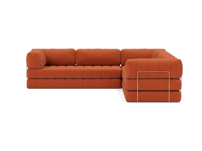 Corner Sectional Sleeper Sofa with Arms