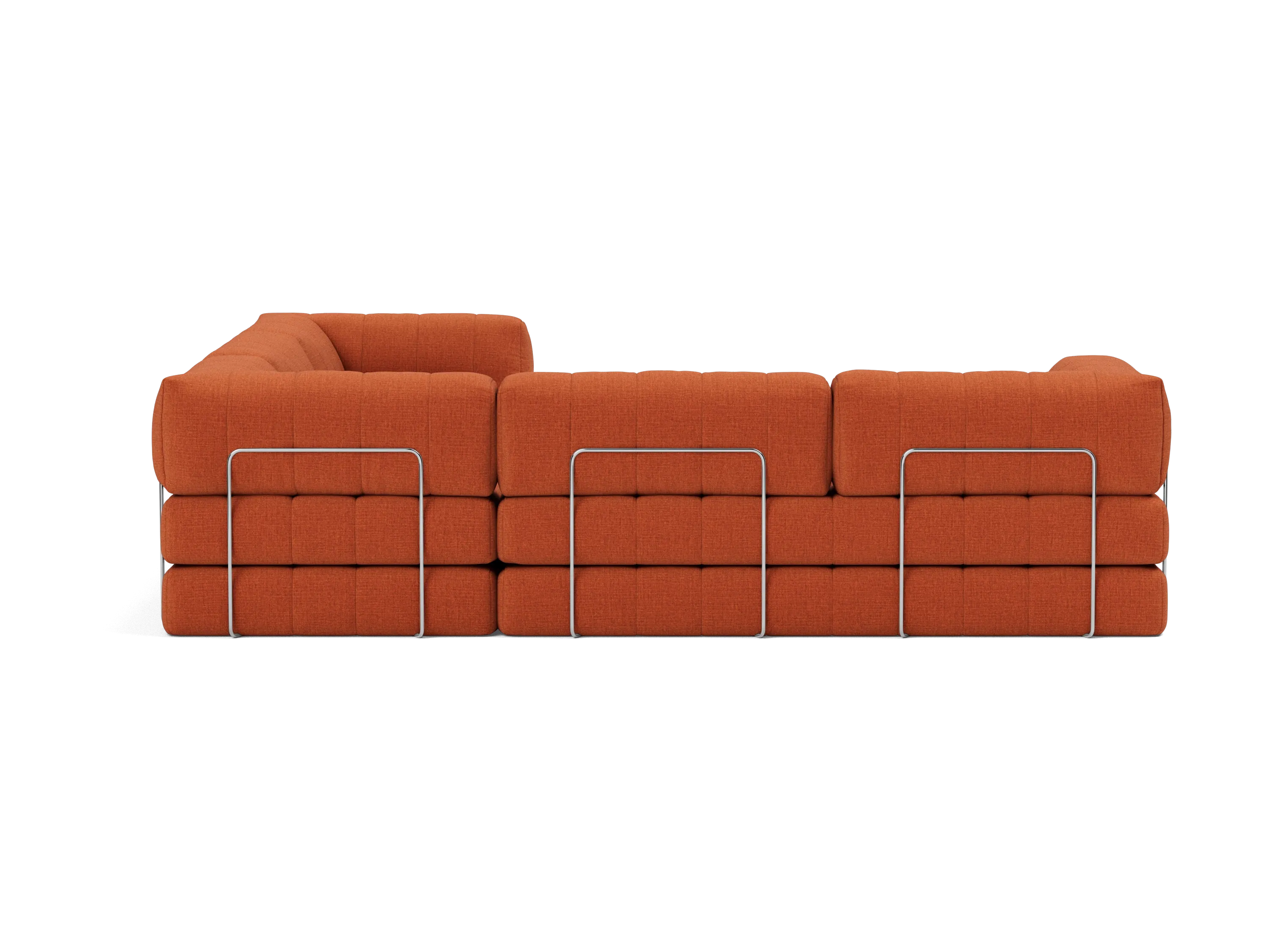 Corner Sectional Sleeper Sofa with Arms