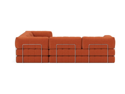 Corner Sectional Sleeper Sofa with Arms