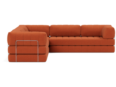 Corner Sectional Sleeper Sofa with Arms