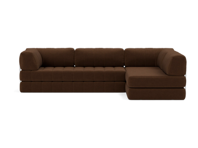 Sectional Sleeper Sofa with Arms