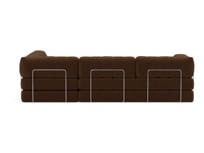 Sectional Sleeper Sofa with Arms
